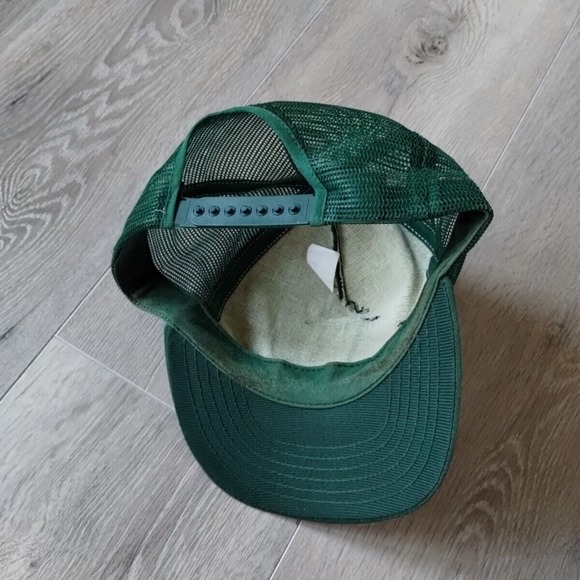 VINTAGE Hemmings Motor News Trucker Hat Snapback Cap Green Patch USA Made - Picture 9 of 12